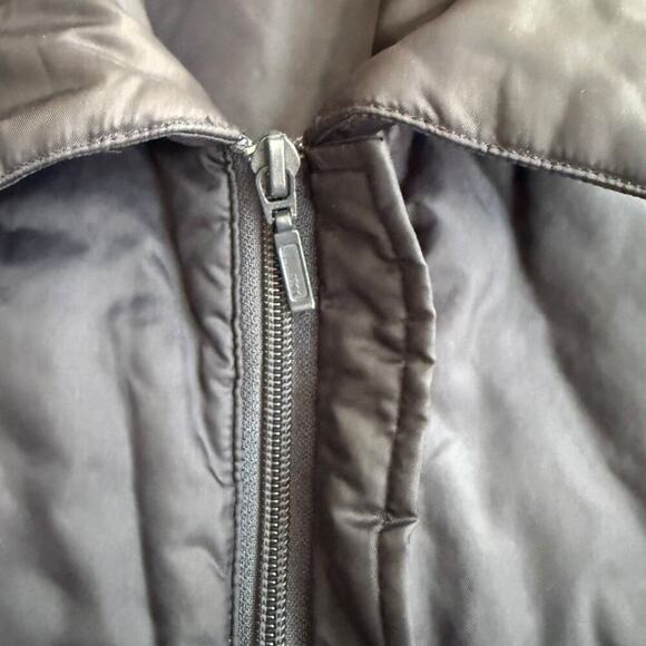 WILKE-RODRIGUEZ Bomber Jacket Mens M Navy Blue Lined Zip - Picture 6 of 9